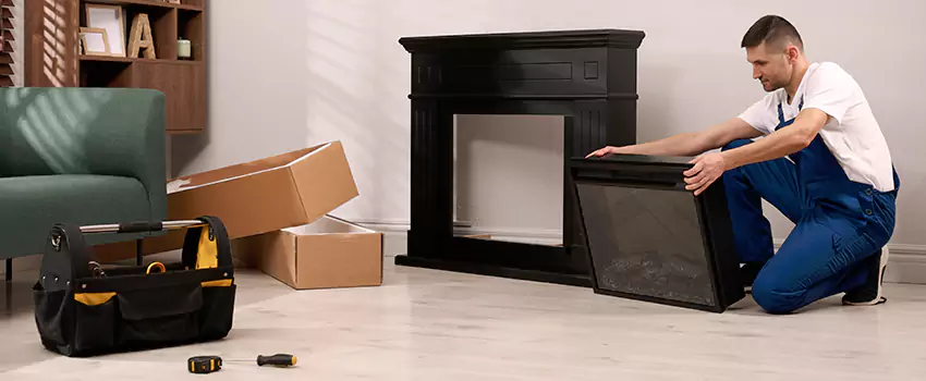 Old Rusted Metal Fireplace Repair And Replacement in East Hemet, CA